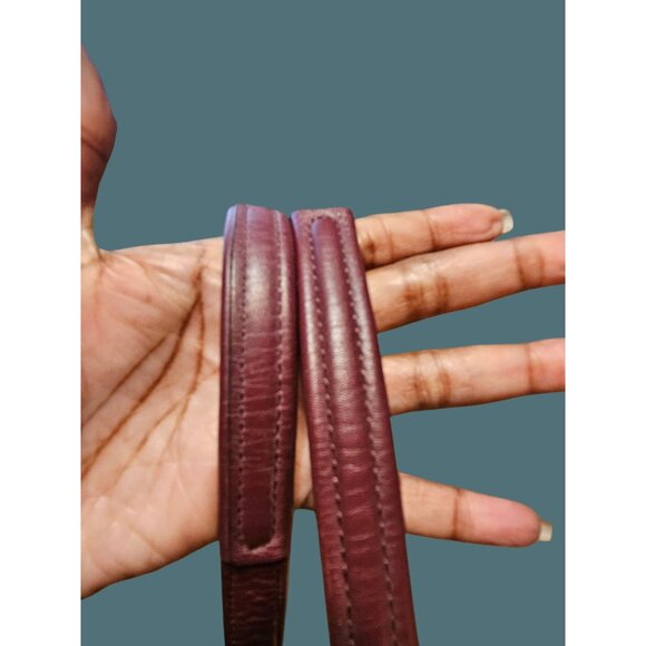 Coach Campbell Signature Belle Carryall Canvas Leather Trim Front Buckle Tote - Picture 7 of 14